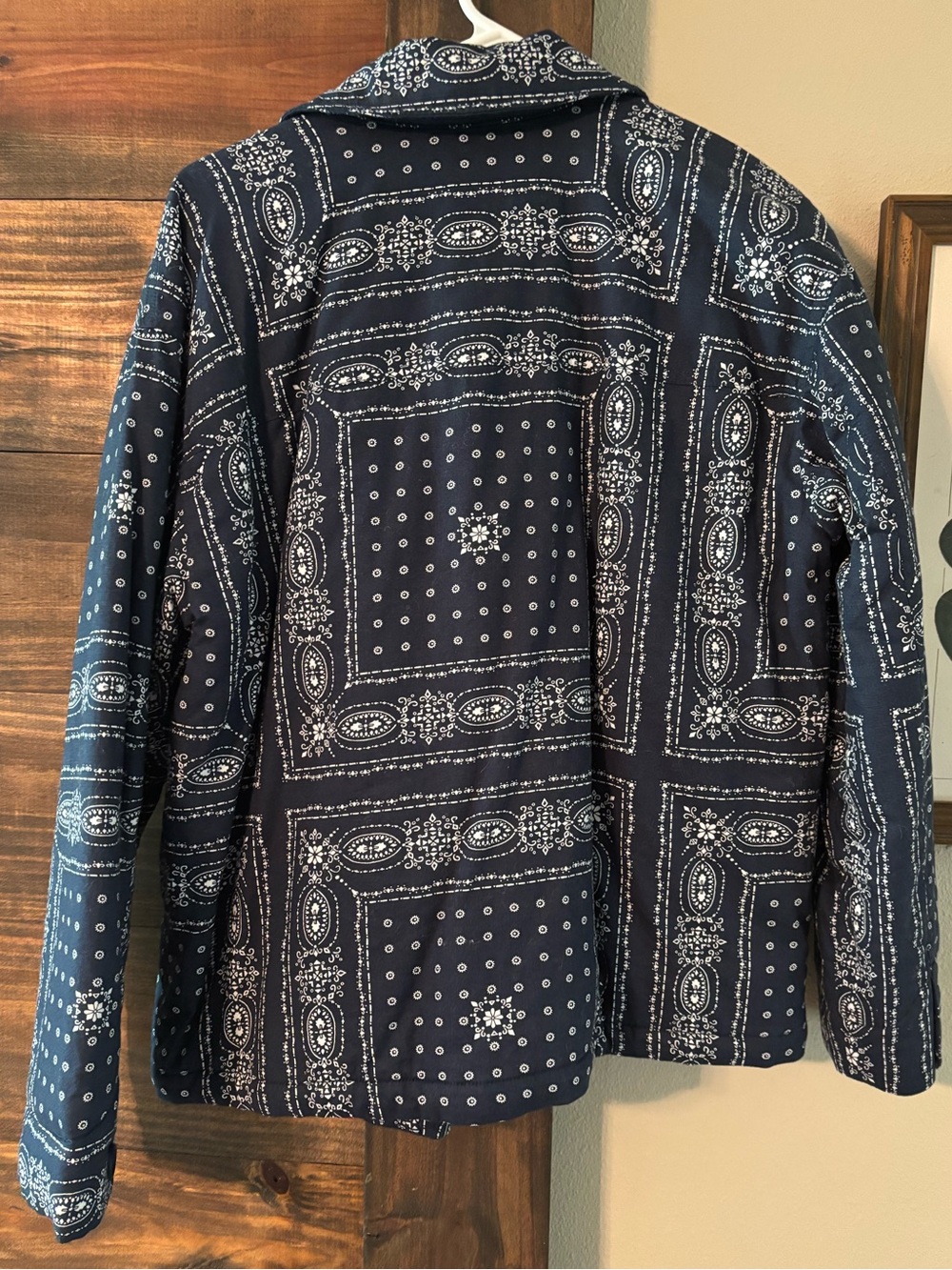 Madewell Padded Chore Jacket in Vintage Bandana size M - Picture 4 of 12